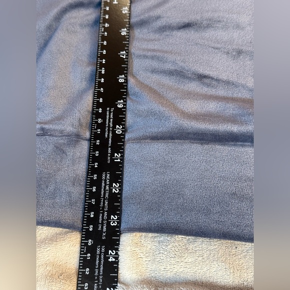 Soma Weekend Gray Velour V-neck Long Sleeve Cozy Pullover Top Size Small - Picture 6 of 10